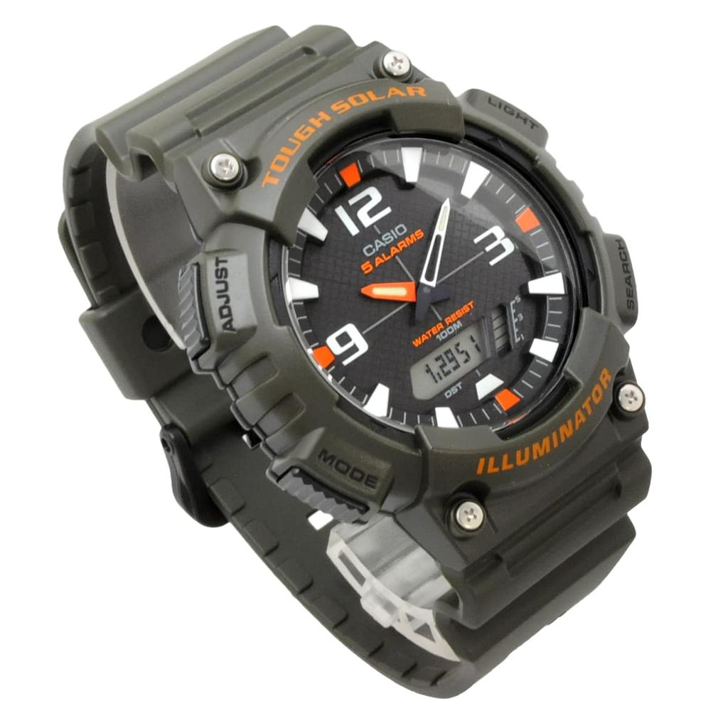 CASIO Tough Solar Quartz Watch Series Overseas Модель Green [Casio] Ana-Digi AQ-S810 Мужские (Военный AQ-S810W-3AV) [Элемент]