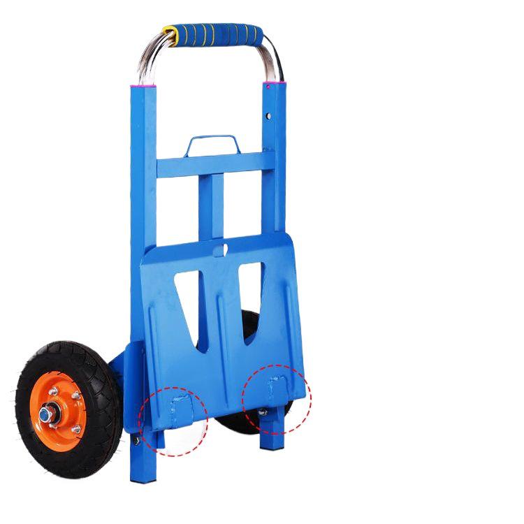 Heavy Duty Folding Stair Climbing Handcart - Portable Shopping and Luggage Cart