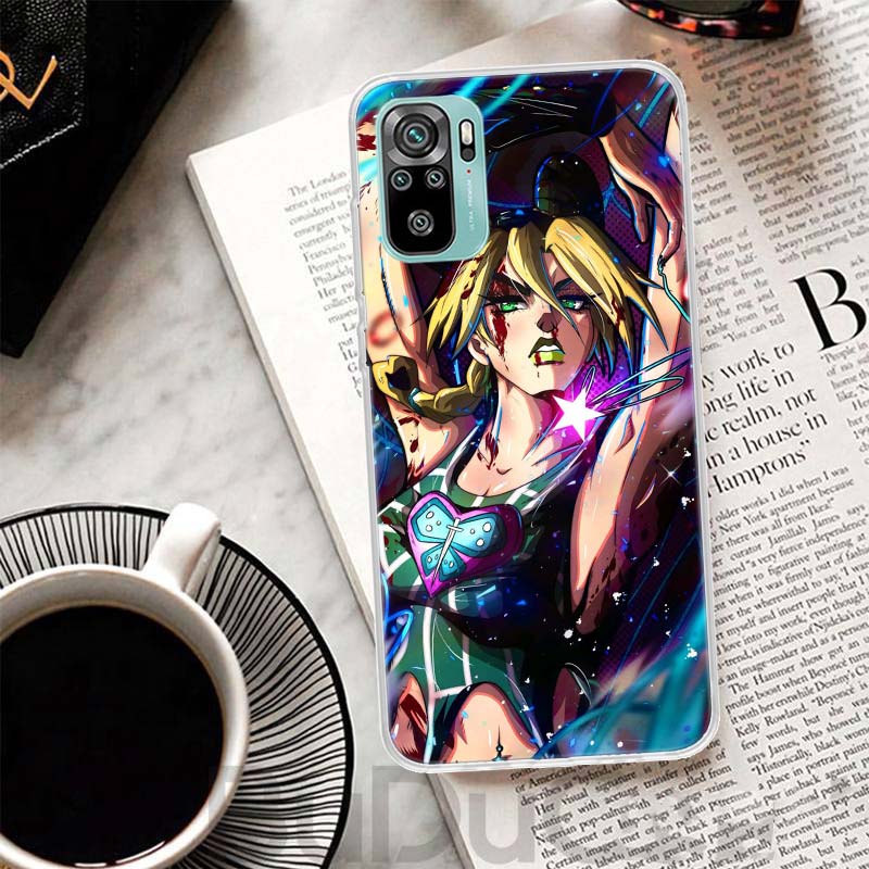 Чехол для телефона Xiaomi Redmi Note 14 13 12S 12 11 Pro Plus с Джолин Джостар из JoJo's Bizarre Adventure 11S 10S 10 11E 11T + 9S 9