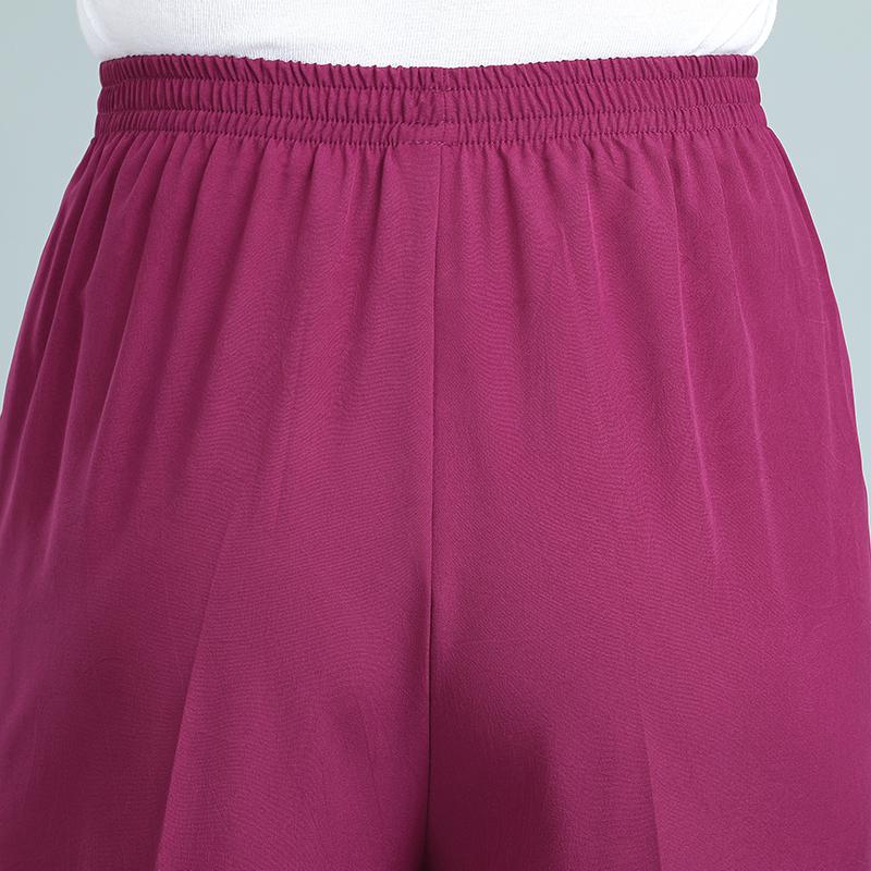 Женские летние тонкие прямые брюки, однотонные черные брюки, летние брюки с высокой талией