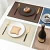 Placemat PVC Square Waterproof and Oil-Proof Hotel Western-Style Placemat Insulated Dining Table Mat