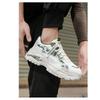 Men S Breathable Leather Upper Dad Shoes Casual Sports Fashion Sneakers