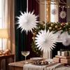 Three-Dimensional Paper Snowflake Lightweight Paper Christmas Ornament  Wedding Scene Layout