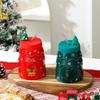 Christmas Creative Elk Snowman Ceramic Cup Creative Christmas Tree Cup with Lid Straw Gift Practical Cartoon Cup