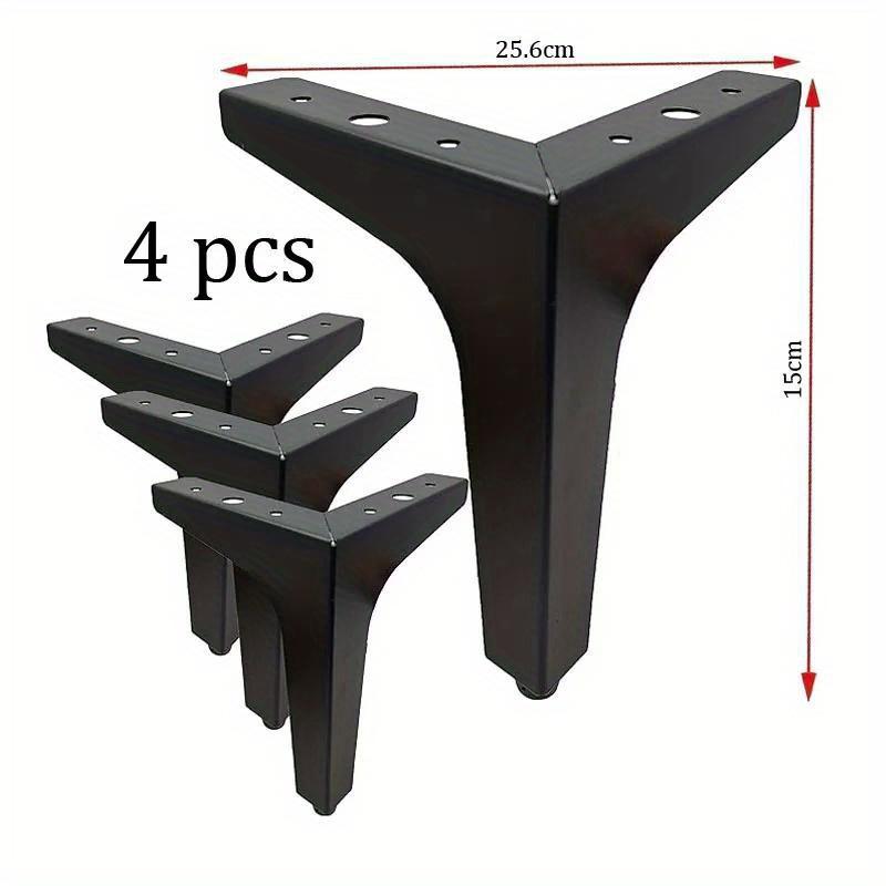 4 шт., сменные ножки для дивана, металлические ножки для мебели, современные треугольные ножки, ножки для кабинета, дивана, сверхмощного шкафа, ножки для дивана