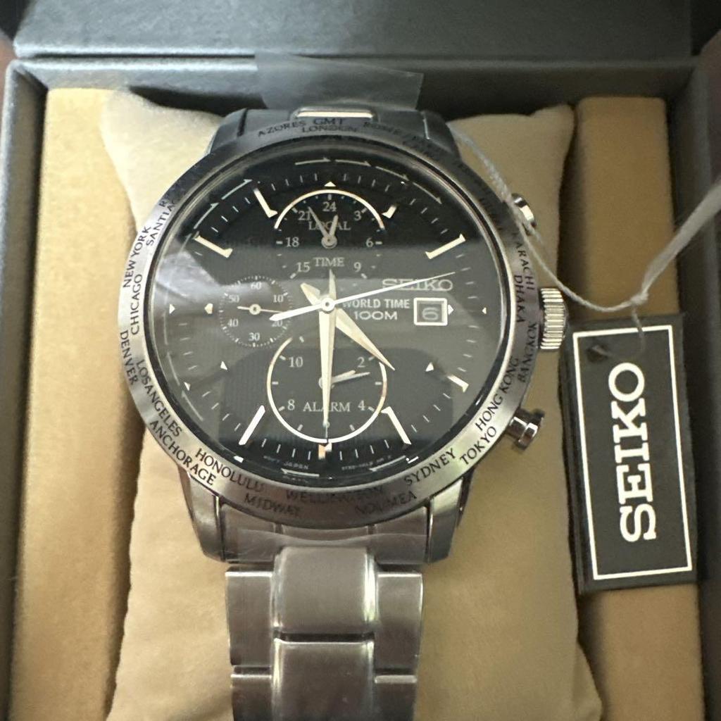 [USED] SEIKO World Time Quartz Watch