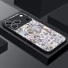 Винтажный Чехол с Цветочным Узором Для iPhone 17 Pro Max Магнитный Для Magsafe Матовое Покрытие Для iPhone 16 Pro Max 15 14 13 16E Air