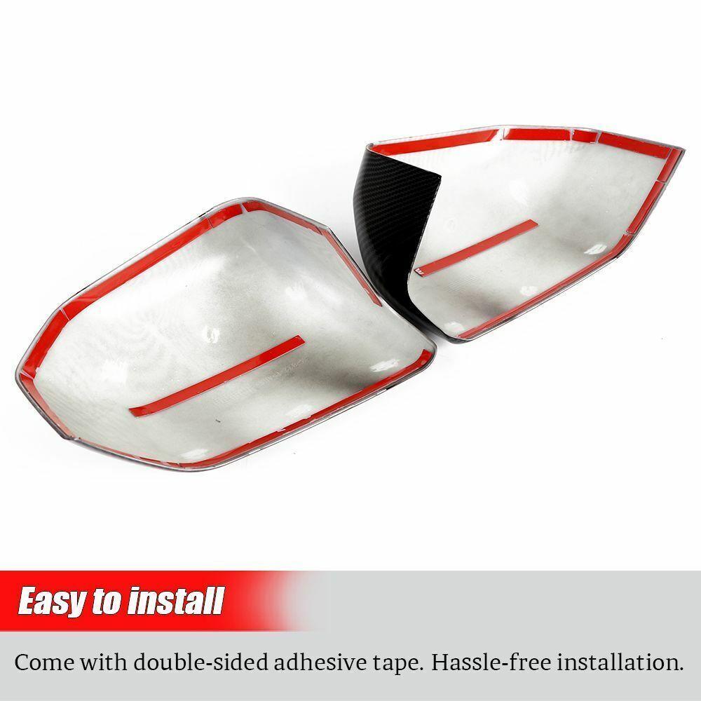 Для Ford F150 2015-2020 Raptor Боковое зеркало заднего вида + Накладка на дверную ручку Крышка крыла Автомобильная наружная дверь Зеркало заднего вида Корпус Накладка Наклейка