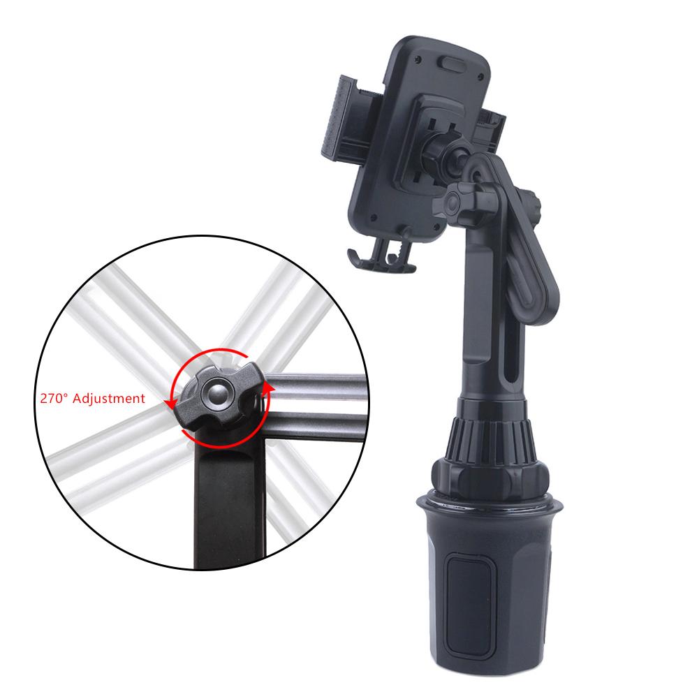 Универсальный автомобильный держатель для мобильного телефона с чашкой воды для центральной консоли, подставка для навигации мобильного телефона для большинства смартфонов V2S6