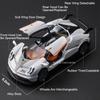 1:43 PAGANI ZONDA R AE86 Игрушечные Модели Машин Металлические Литые Двери Открываются Резиновые Шины Разборная Сборка Украшение для Мальчиков Подарки