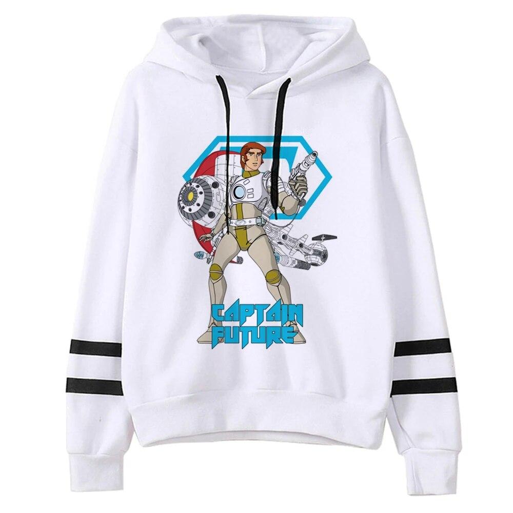 Капитан будущее толстовки женские готические эстетичные Kawaii флисовая одежда пуловер женская одежда 90-х годов унисекс