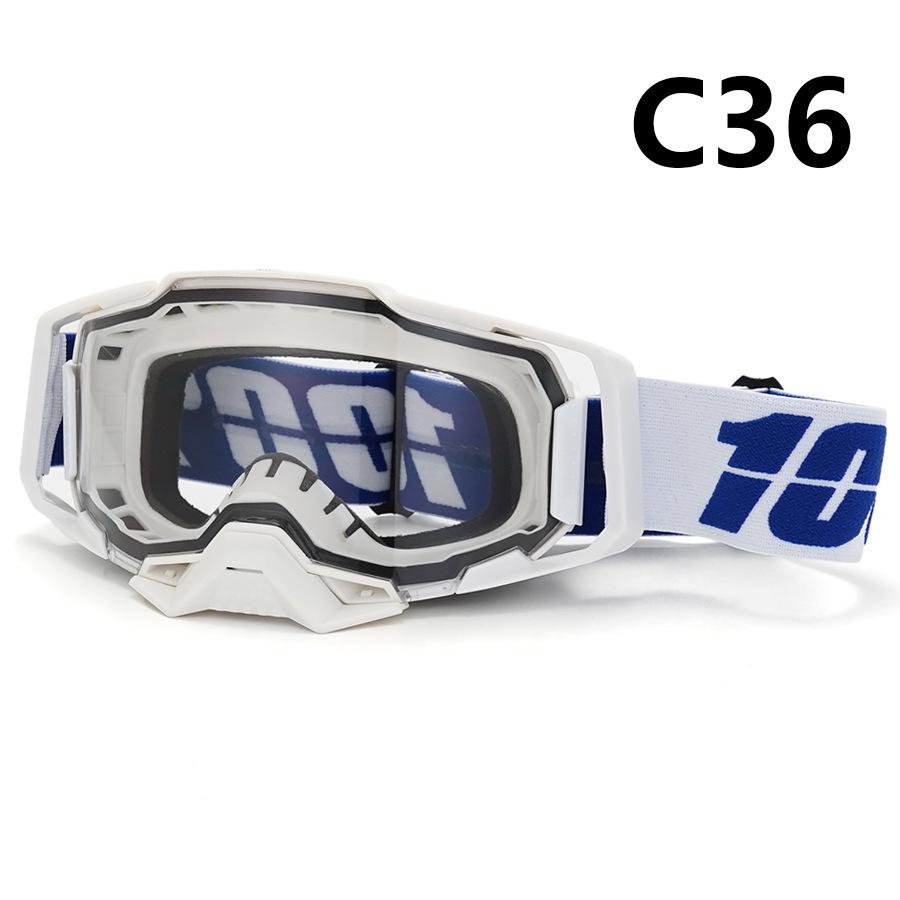 New100%100% Motorcycle Goggles Outdoor Riding Windproof and Sandproof Motorcycle Helmet Protective Glasses