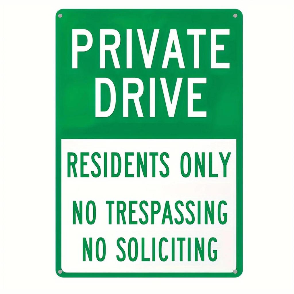 24-hour Video Surveillance Metal Sign Plaque Security Warning Decorative Plates For Outdoors Man Cave Hotel Home Wall Decor