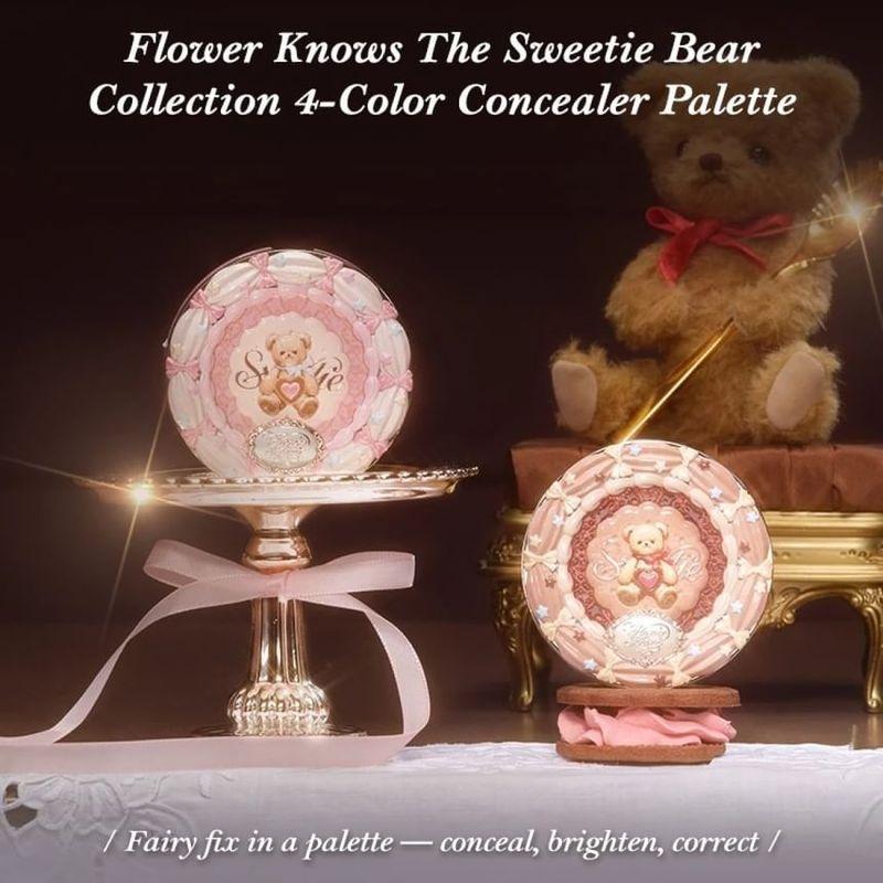 Flower Knows - Палетка консилеров "Милый мишка" 4 цвета - 2 вида