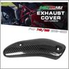 Для DUCATI 749 999 2003 2004 2005 2006 100% Углеродное волокно Крышка выхлопной трубы Мотоциклетный глушитель Теплозащитный кожух Защита трубы Обтекатель