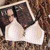 Sweet polka dots without traces gather small breasts, close secondary breasts, prevent sagging, comfortable thin bra cover, sexy and pure desire