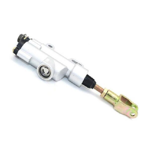 Motorcycle Rear Hydraulic Clutch Master Cylinder Brake Pump Silver 1PcUniversal