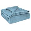 Sherpa Canape Couverture Polaire 220x240cm, Épaisse Warm Plaid Blanket Briebe - Bleu Pétrole 93683