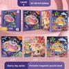 Wooden Childrens Educational Magnetic Foldable Puzzle Book For Animal And Traffic Recognition
