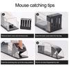 Гуманная мышеловка для помещений 9,9 дюймов живые ловушки для мышей без защемления хвостов многоразовая крысоловка