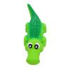 Vivid Green Squeaky Dog Alligator Toy Pet Boredom Relief Toy  Puppy Teething Period