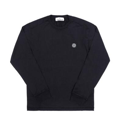 Stone Island Мужская футболка с длинным рукавом Мини-логотип-нашивка l1S152100031 S0013 V00