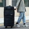 Men Women Travel Bag Folding Portable Universal Wheel Luggage Bag Shoulder Travel Bag Large-capacity Storage Moving Check-in Bag