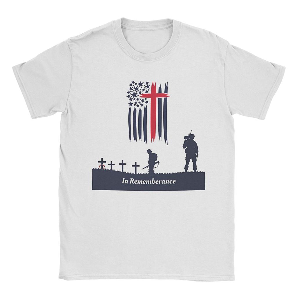 Unisex Unisexs Tshirt Memorial Day Patriot Awesome 100 Cotton Tees Remember And Honor T Shirt O Neck Tops Birthday Gift