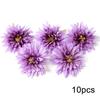Purple Artificial Flowers Heads Silk Fake Flowers for Home Decor Party Wedding Decoration Garlamd DIY Craft Gifts Accessories
