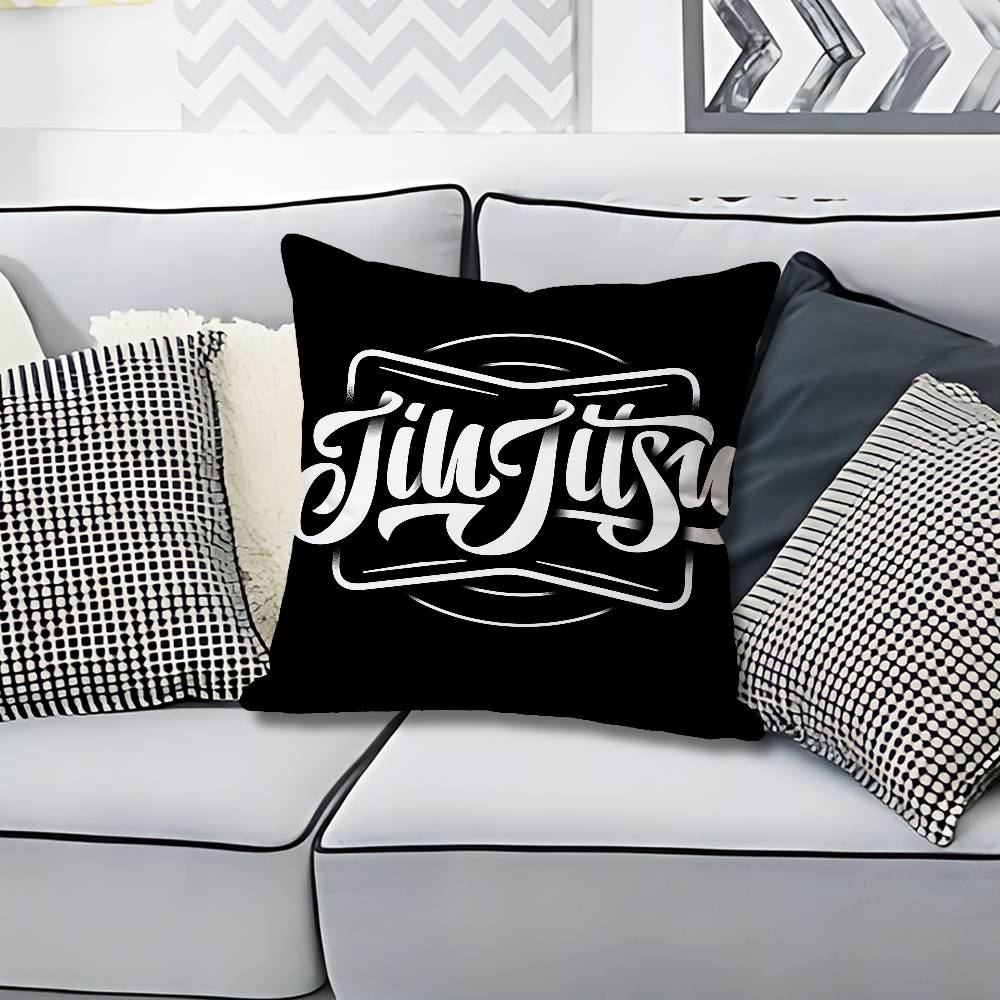 BBrazilian JJiu JJitsu BJJ Various Sizes Square Pillow Case For Car Home Bedchamber Decor Custom Valentine gift