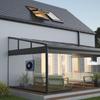 High Efficiency Solar Ventilation System Exhaust Fan 3W Outdoor Ventilation Solution for Greenhouses and Pet Shelters