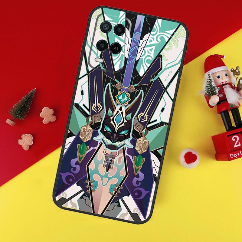 Чехол Genshin Impact для Oppo A94 A74 A54 A60 A40 A80 A16 A76 A96 A98 A58 A78 A18 A38 A57 A17 A15 A5 A6 Pro