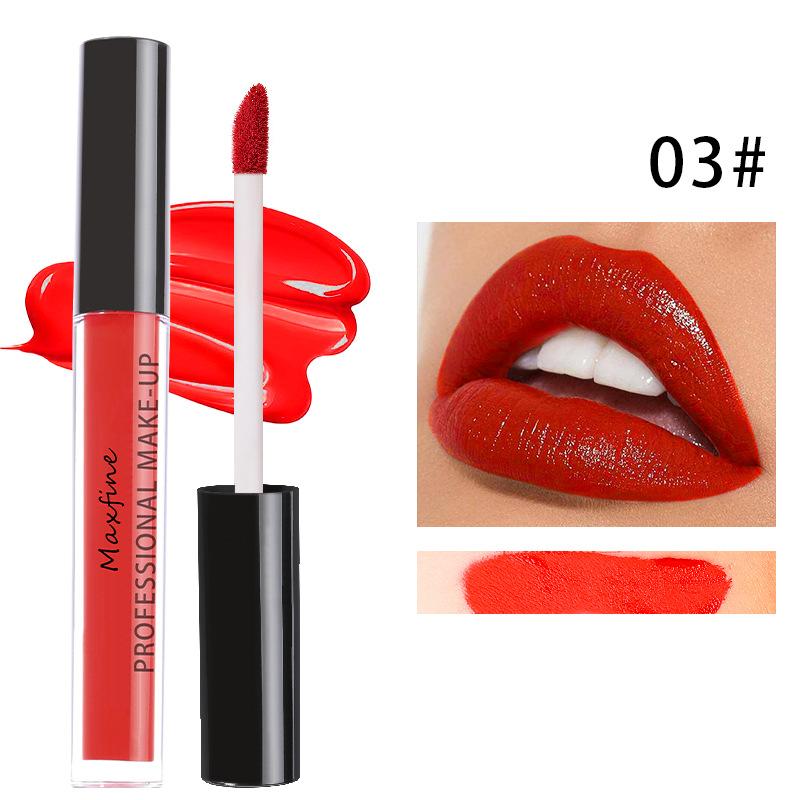 MAXFINE Halloween Lip Glaze Lipstick Without Dipping Cups, Waterproof, Not Discoloration