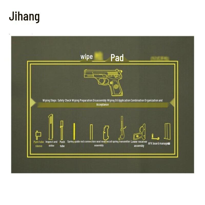 Коврик Jihang для чистки оружия