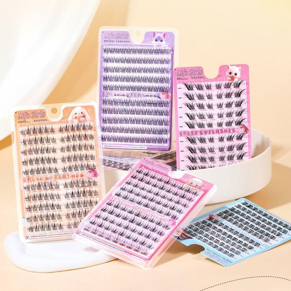 Натуральные накладные ресницы 3D Пушистые Наращивание ресниц Модные Искусственные ресницы Принадлежности для макияжа