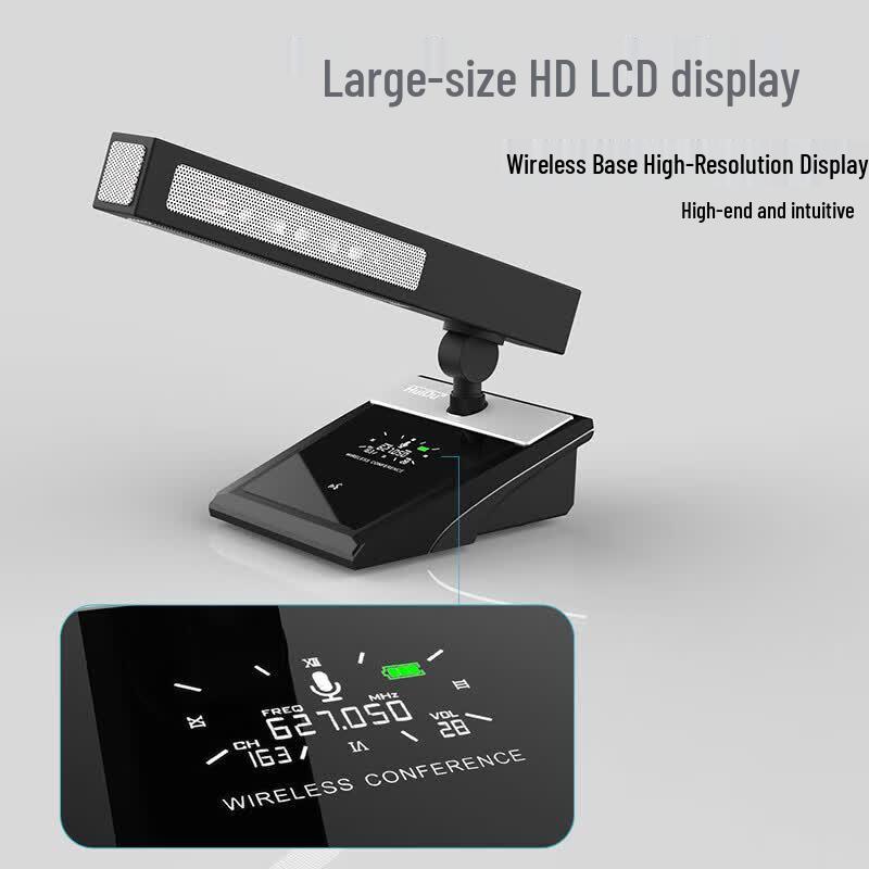 HuiDu HD-9312 Professional Wireless Dual Gooseneck Microphone System (CN version)