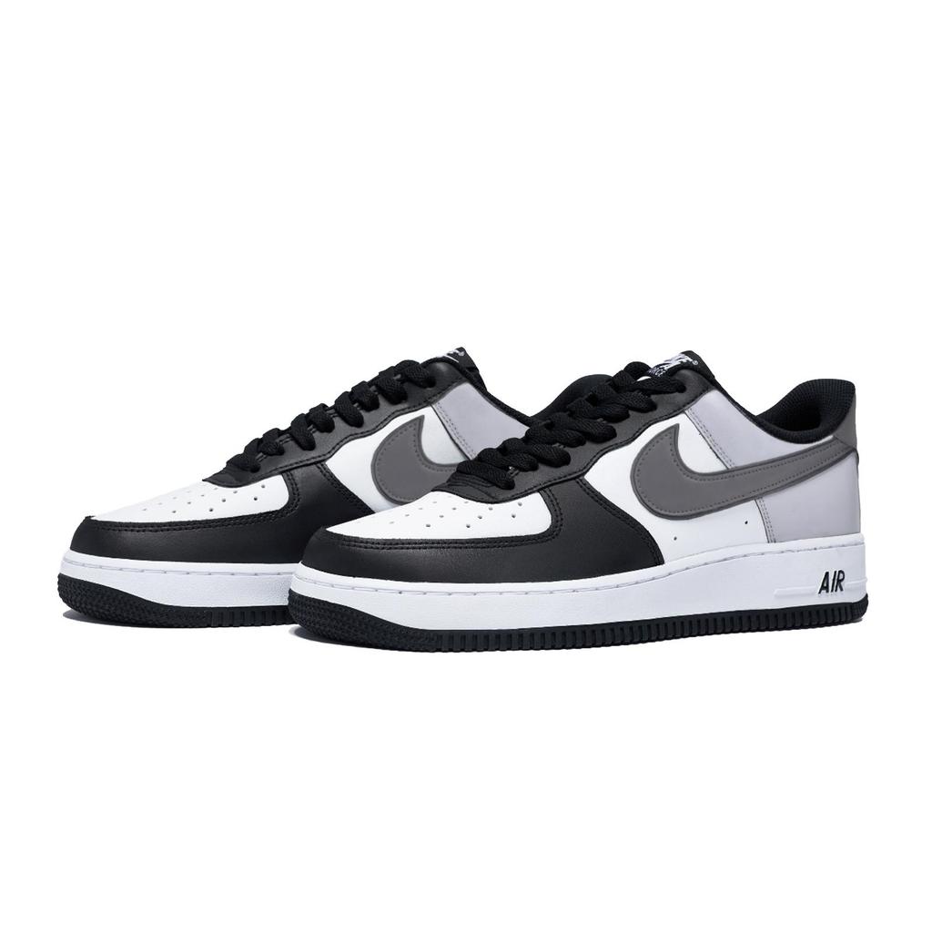 Nike Air Force 1 Colorful Smoke Gray, Special Shoe Box Slip Resistant Low top Skateboard Shoes Men's White Dark Gray DV0788-001(Team85-AS-BOX)