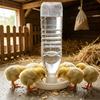 Поилка для птицы, прочный пластик с защитой от разбрызгивания, с центральным держателем, предотвращающим опрокидывание, для кур, уток, пчел