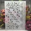 A4 29cm Mandala Flower Edge Line DIY Layering Stencils Wall Painting Scrapbook Coloring Embossing Album Decorative Template