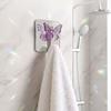 2PCS Self Adhesive Butterfly Adhesive Hooks Waterproof Wall Hooks Bathroom Hook  for Living Room