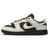 Женские кроссовки Dunk Low LX Brogue Black Summit-White Cacao-Wow FV3642-010
