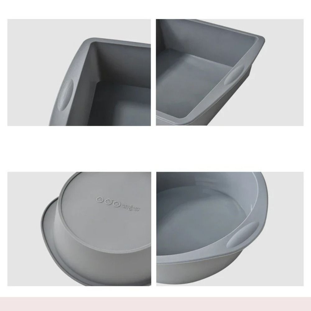 Бытовая квадратная тарелка для торта силиконовая горшочек для брауни новая форма для выпечки торта