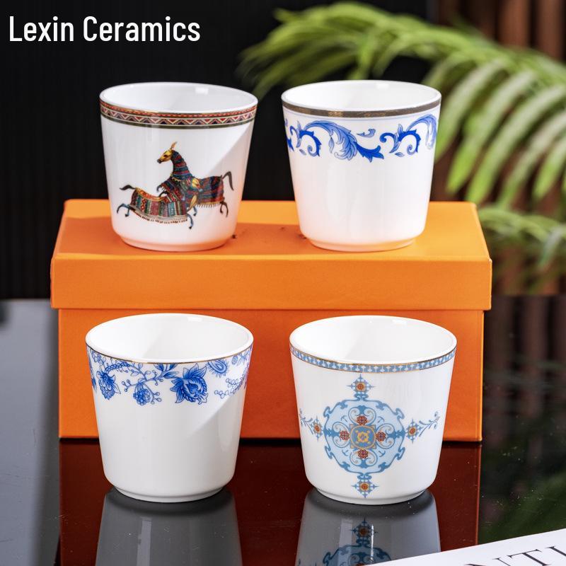 Exquisite European Bone China Mug - Elegant Teacup for Afternoon Tea, High-Value Teahouse Black Tea Cup, Perfect Gift.