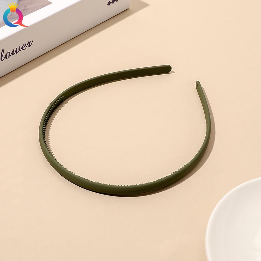 Нескользящая зубчатая повязка на голову с нажимом на волосы, челка, сломанная повязка на голову, простая черная коричневая повязка на голову для женщин