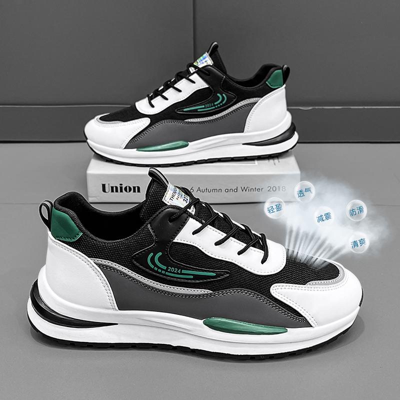 Мужские водонепроницаемые кожаные туфли Осень/Зима Спортивные повседневные кроссовки на флисовой подкладке Дышащая резиновая подошва Обувь на открытой шнуровке