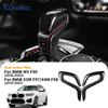 Dry Carbon Fiber For BMW F90 M5 F97 X3M F98 X4M - Automatic Shift Gear Knob Trim Cover Car Retrofitting Accessories