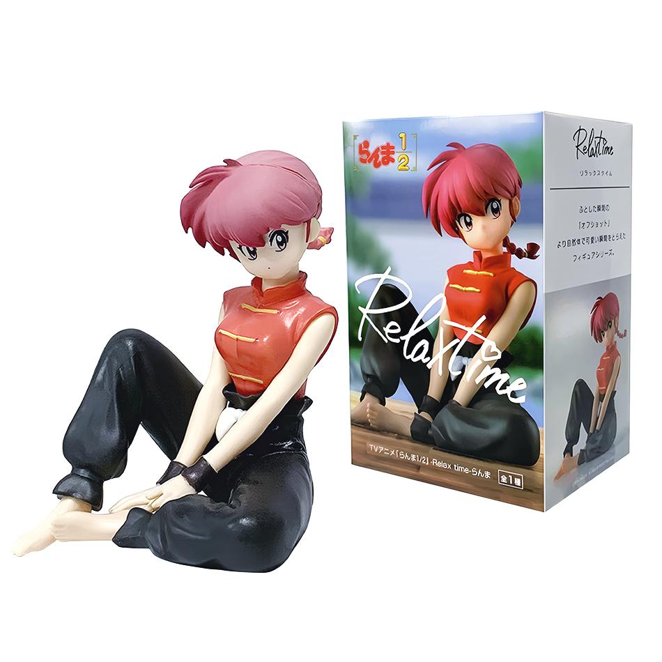 BANDAI BANPRESTO Ранма 1/2 Relax Time Шампунь Тэндо Аканэ Ранма ПВХ Фигурка Модель Коллекционная Фигурка Игрушка Подарки