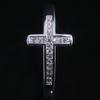 Кольцо на палец Huitan Simple Cross для женщин, инкрустированное блестящим фианитовым камнем, на каждый день, модные кольца для девушек на годовщину, универсальный подарок, ювелирные изделия, популярные