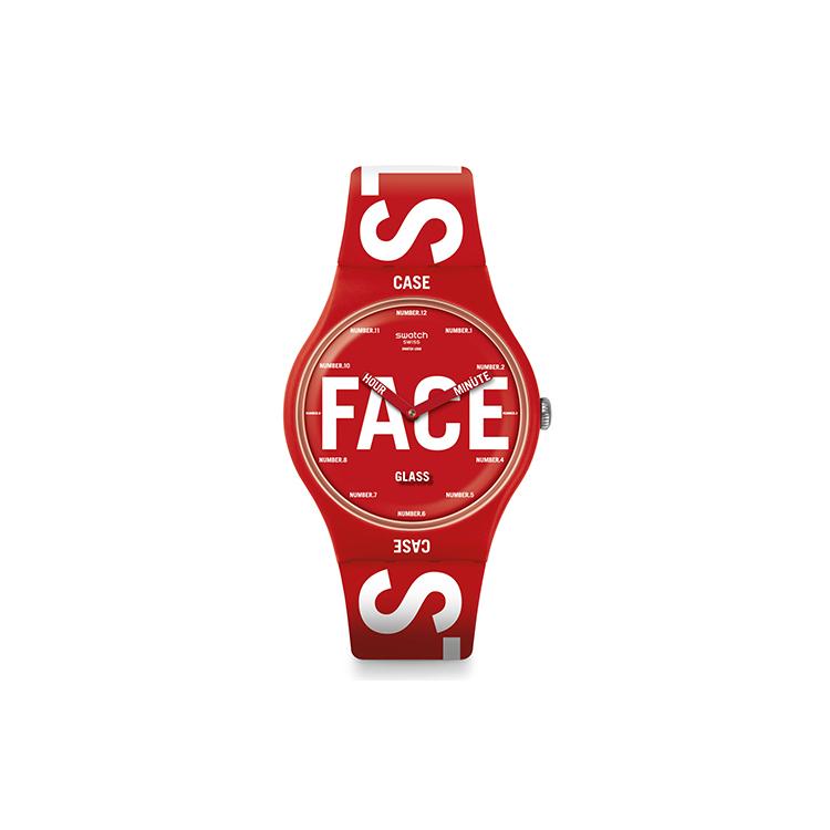 Swatch Женские Красные Часы SUOR115 SUOR115