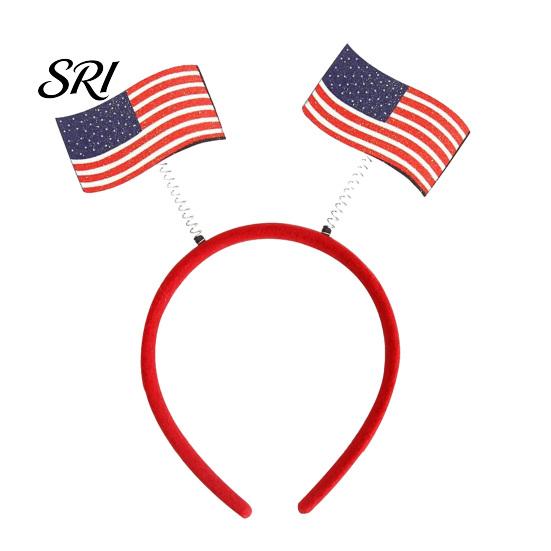 Photo Prop Headband Football for Women Men Soccer Cheering National Flag Eye-catching Party Headwear Hairband Game Day Accessories Sports Fans